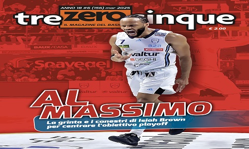 Trezerocinque di marzo sarà in edicola da sabato 29.