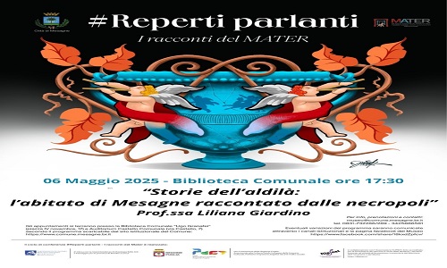 Reperti Parlanti, il Museo di Mesagne si racconta: oggi in Biblioteca un nuovo appuntamento