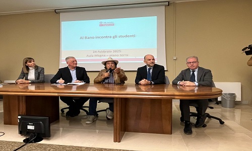 Al Bano ha incontrato gli studenti di Infermieristica e Fisioterapia del Polo universitario 