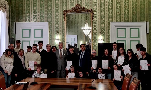 Consegnati in Prefettura degli attestati  all’Istituto Alberghiero “Sandro Pertini” di Brindisi