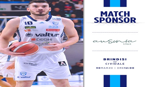 Ausonia silver sponsor della gara con Cividale