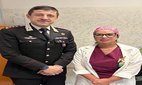L'arma dei Carabinieri e' con gli infermieri 