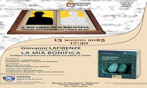 Al Museo Ribezzo presentazione del libro La Mia Bonifica”