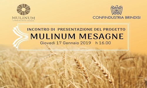 Oggi presso Confindustria la presentazione del progetto MULINUM MESAGNE