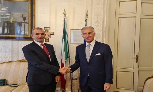 Il Prefetto incontra il nuovo Direttore della Base Onu di Brindisi Anton Antchev