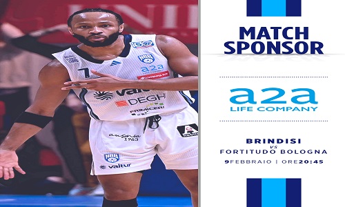 Valtur Brindisi -Bologna A2a Life Company sponsor ufficiale 