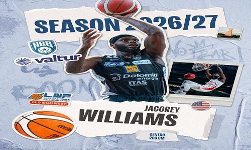 Valtur Brindisi ultimo arrivo col botto:contratto biennale col pivot JaCorey Williams