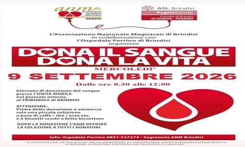 Dona il sangue, dona la vita