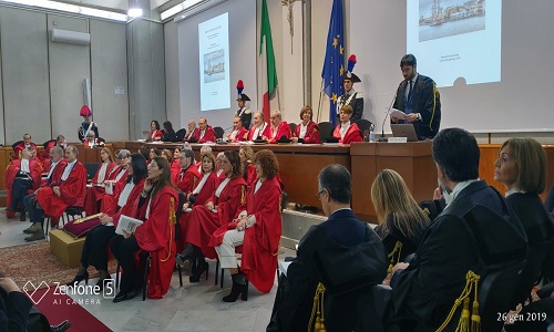 Lecce inaugurazione anno giudiziario presente Aiga Brindisi 