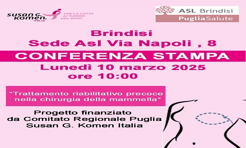 Presentazione del progetto “trattamento riabilitativo post chirurgico nella donna operata al seno”