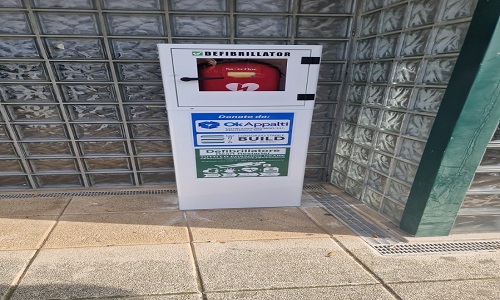 Un defibbrillatore nella zona industriale di Brindisi 