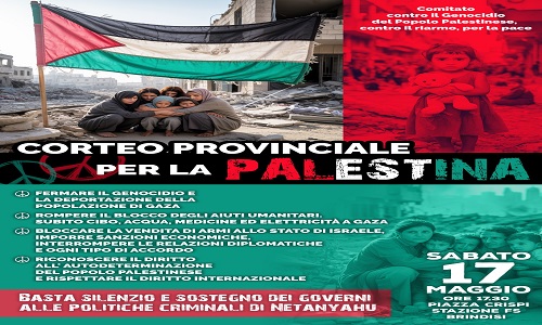 Comitato pro Palestina libera riunione martedi 13 