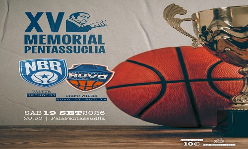 XVma edizione del Memorial Elio Pentassuglia :in vendita i biglietti 