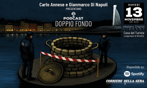 Presentazione podcast "Doppio fondo"