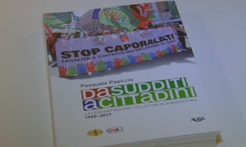 Francavilla Fontana: presentato il libro di Pasquale Papicchio “Da sudditi a cittadini-la contrattazione collettiva in agricoltura dal 1945 al 2017”