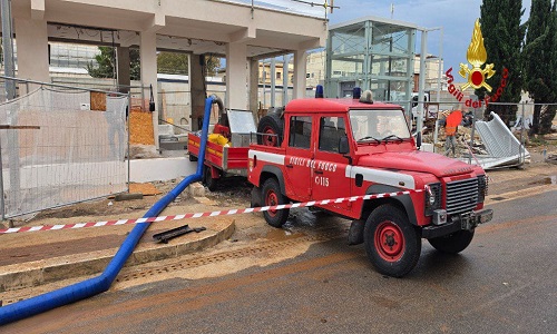 Brindisi forti disagi per il temporale 