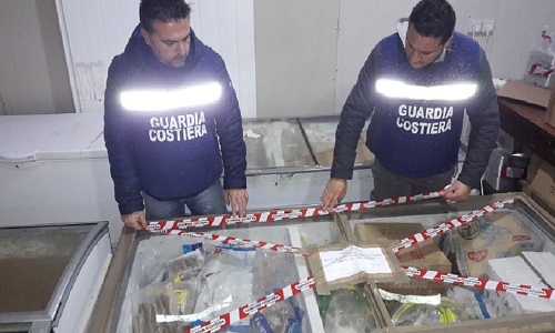 Operazione regionale della guardia costiera: sequestri di pesce e ricci di mare in tutta la Puglia