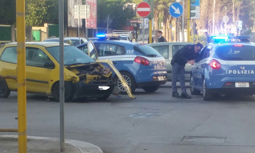Brindisi: incidente stradale all’incrocio tra via Togliatti e viale S. Giovanni Bosco