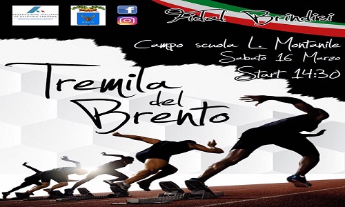 Atletica:record di iscritti per la “3000 m del Brento”