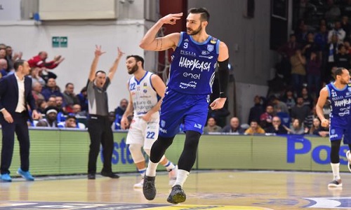Basket:Moraschini ancora un volta miglior italiano  della 21ma giornata 