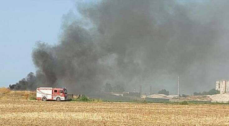 Brindisi: incendio nella zona industriale