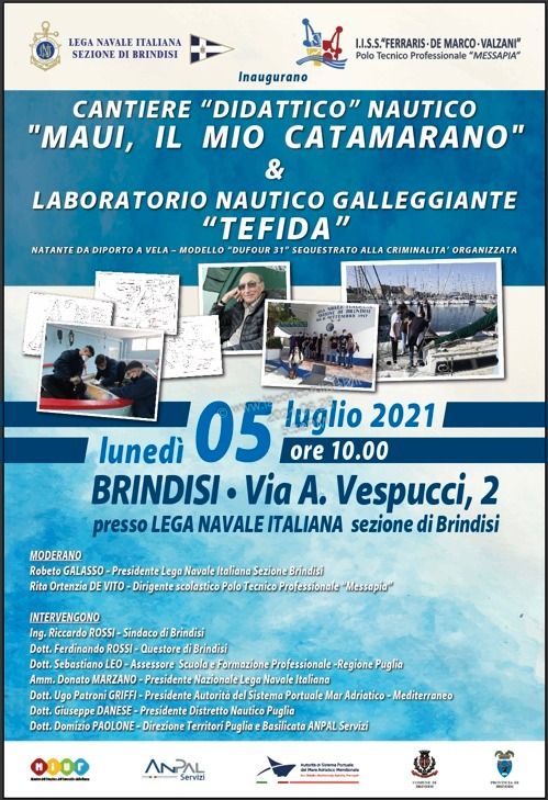 Polo Messapia: inaugurazione Laboratori nautici presso LNI