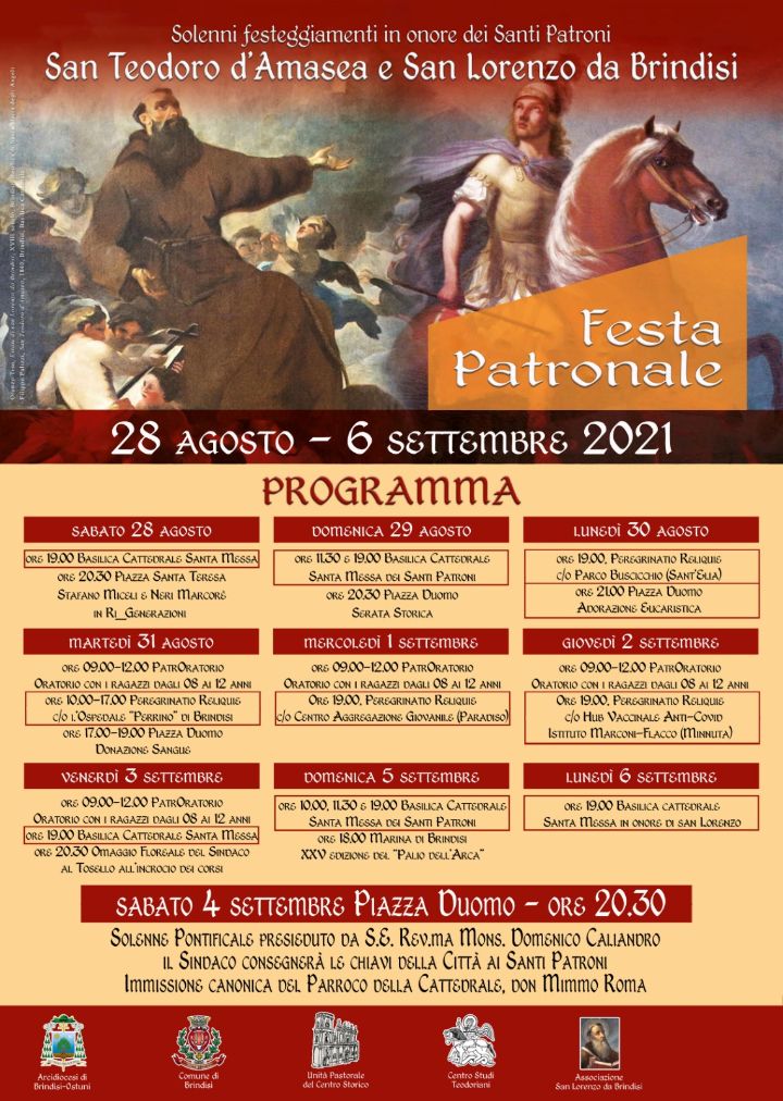 Presentata la Festa patronale di Brindisi