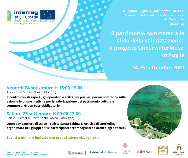 "Il patrimonio sommerso alla sfida della valorizzazione: il progetto UnderwaterMuse in Puglia"