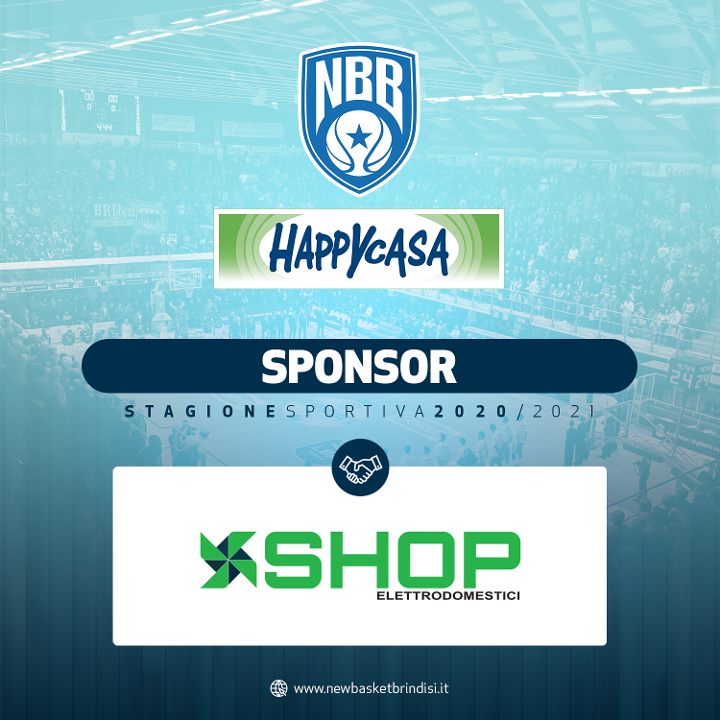 'SHOP elettrodomestici' nuovo Sponsor Happy Casa Brindisi