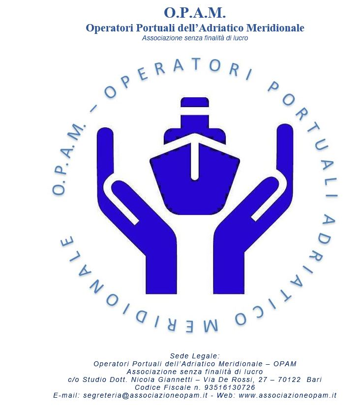 Si è costituita l'associazione OPAM - Operatori Portuali Adriatico Meridionale