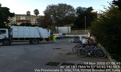 Brindisi: Intervento di sanificazione presso il dormitorio di via provinciale S.Vito