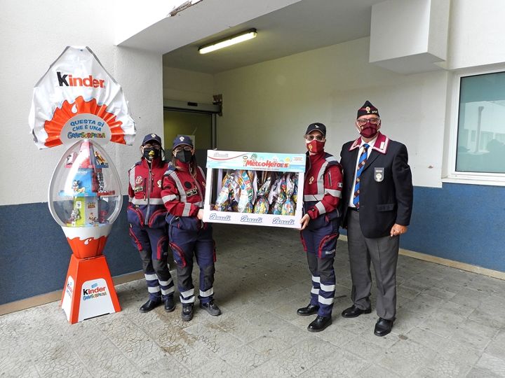 Al reparto Pediatria dell'ospedale Perrino di Brindisi il grande gesto di solidarietà dei volontari Anps