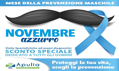 Apulia Diagnostic avvia "Novembre Azzurro" il mese della prevenzione maschile