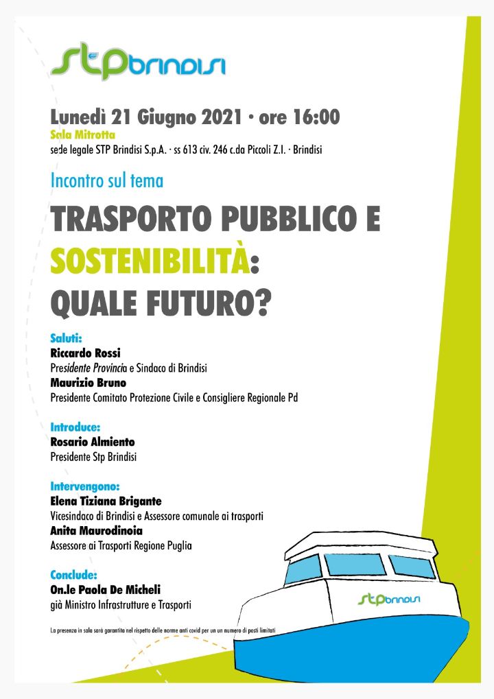 Sto: domani incontro sul tema Trasporto pubblico e sostenibilità, quale futuro? 