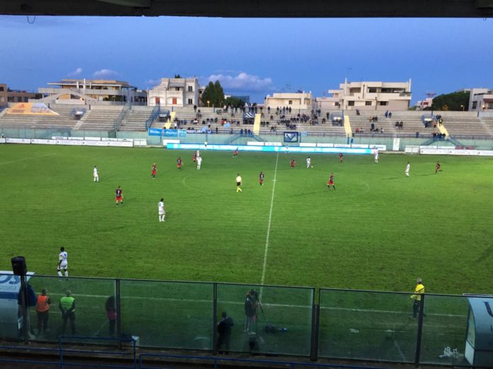 Calcio, serie D: il Brindisi crolla in casa contro il Gelbison 0 – 2