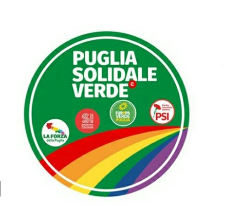 Regionali Puglia: i candidati di Puglia Solidale e Verde che sostiene la candidatura di Emiliano