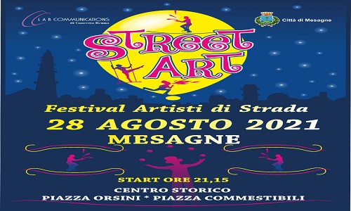 Oggi, sabato 28 agosto: nel Centro storico di Mesagne appuntamento col festival degli artisti di strada