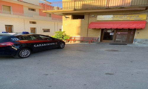 Villa Castelli. esplosioni di colpi d’arma da fuoco all’indirizzo di un attività commerciale.