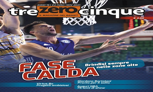 La rivista di basket 305 in edicola dal 18 novembre 