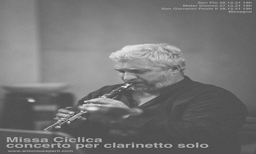 Il musicista Antonio Esperti  in concerto nelle chiese di Mesagne 26, 27 e 28 dicembre