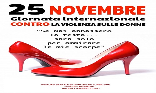 25 novembre giornata internazionale per l'eliminazione della  violenza sulle donne:manifestazione 