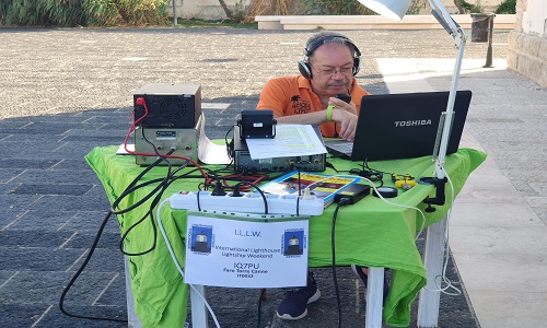 Radioamatori dell'ARI Brindisi a Torre Canne di Fasano per "Lighthouse Heritage Weekend” 