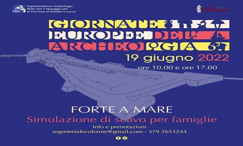 Il 19 giugno Forte a Mare celebra le Giornate Europee dell’Archeologia