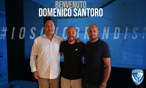 Brindisi calcio contratto con Domenico Santoro 