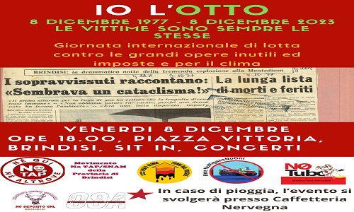 Comitato liberi cittadini adesione alla giornata internazionale di lotta contro le opere inuitli 
