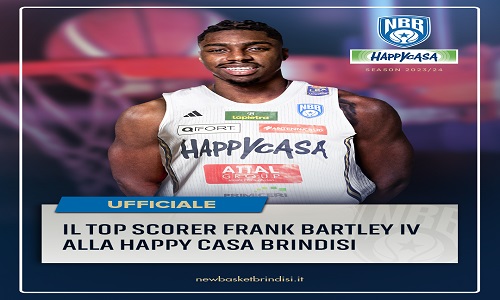 Happy casa:firmato il contratto con il top scorer Frank Bartley IV