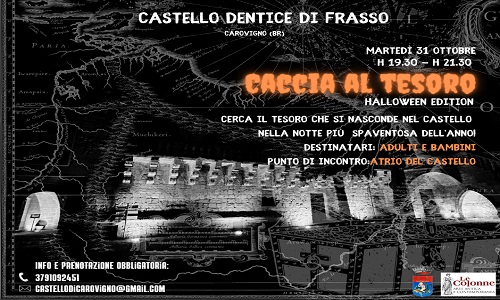 Notte di Halloween in Castello: il 31 ottobre caccia al tesoro per le famiglie nel Castello Dentice di Frasso di Carovigno