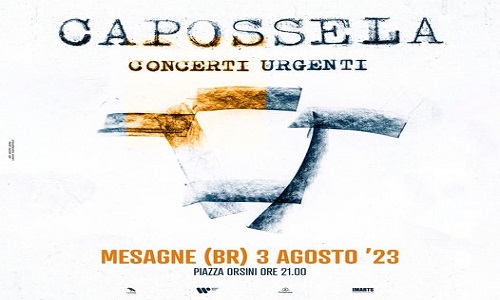 Vinicio Capossela in concerto a Mesagne giovedì 3 agosto