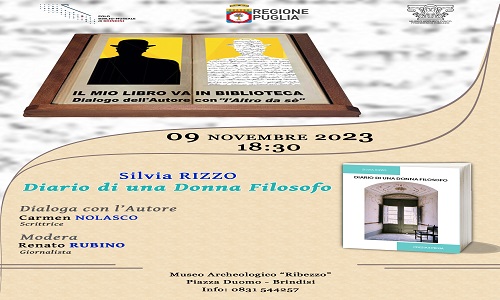 Presentazione del libro “Diario di una donna filosofo” di Silvia Rizzo.