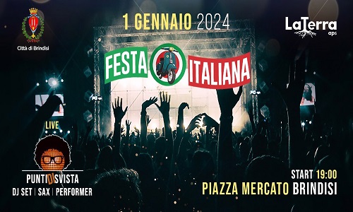 Brindisi "Festa italiana" a Capodanno  